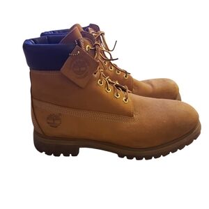 Timberland Men's Tan and Navy Boots